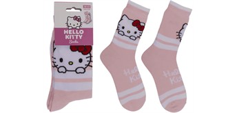 Ootb - Socken Hello Kitty, gestreift, Grösse 36 - 43