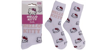 Ootb - Socken Hello Kitty, weiss, Grösse 28 - 35