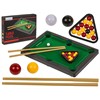 ootb - Tischbillardspiel mit 2 Queues, 16 Kugeln