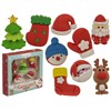 Ootb - Weihnachts-Radiergummis, Collectibles, 5er-Set assortiert