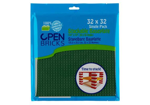 Open Bricks Bauplatte Single Pack olivgrün 32 x 32