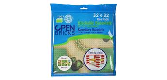 Open Bricks Bauplatten Duo Pack Farm 32 x 32 cm