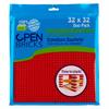 Open Bricks Bauplatten Duo Pack rot 32 x 32