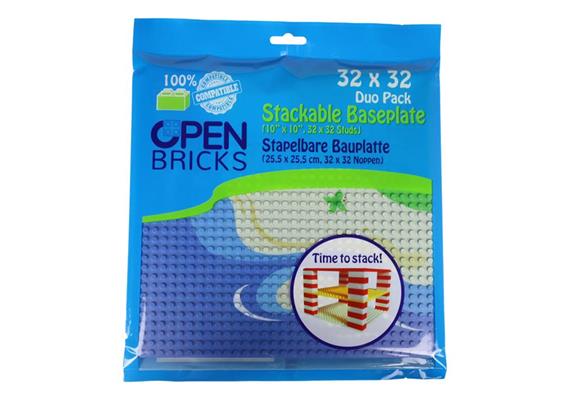 Open Bricks Bauplatten Duo Pack Strand Kurve