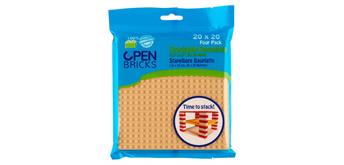 Open Bricks Bauplatten sand/beige 4-er 20 x 20