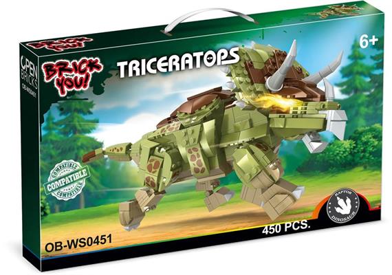 Open Bricks OB-WS0451 Dinosaurier Triceratops