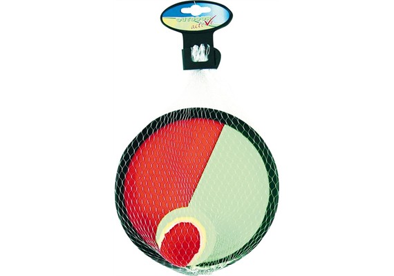 Outdoor Active 74605125 Outdoor active Catchballspiel mit Klett, ø 19 cm