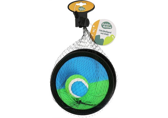 Outdoor Active 74605125 Outdoor active Catchballspiel mit Klett, ø 19 cm