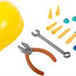Outdoor active Baustellenhelm mit Werkzeug, 12-teilig für Kinder, assortiert | Bild 2