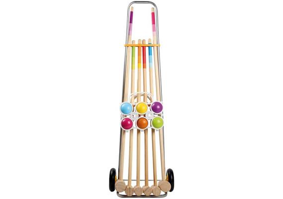 Outdoor active Krocketwagen für 6 Spieler, Länge 92 cm