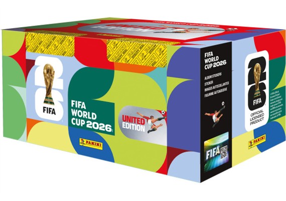 Panini FIFA World 2026 Sticker Box mit 100 Sticker Set