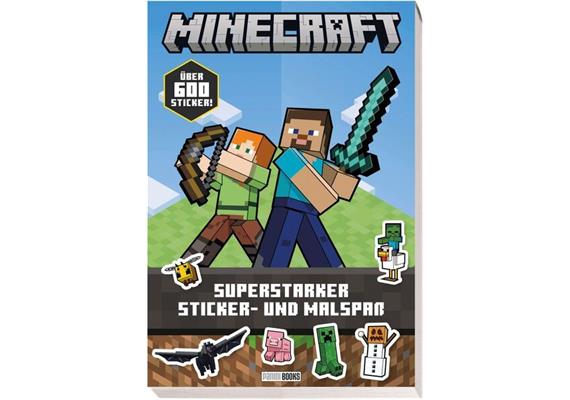 Panini - Minecraft - Superstarker Sticker- und Malspass