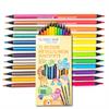 Papierdrachen 12 Bicolor Buntstifte Metallik und Neon