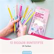 Papierdrachen 12 Bicolor Buntstifte pastell | Bild 2