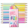 Papierdrachen 12 Bicolor Buntstifte pastell