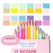 Papierdrachen 12 Bicolor Buntstifte pastell | Bild 4