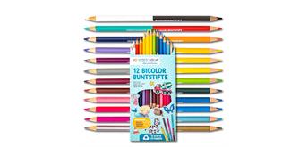 Papierdrachen 12 Bicolor Buntstifte