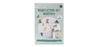 Papierdrachen - Wandtattoos - Waldtiere - Set 6