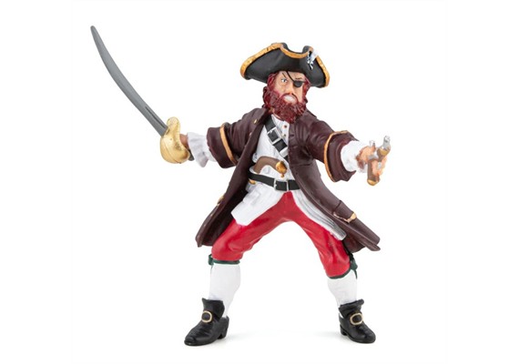 Papo 39428 Spielfigur Barbarossa, rot