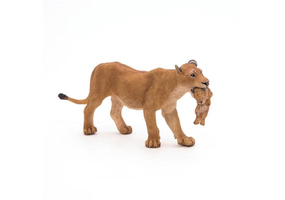 Papo 50043 Spielfigur Löwin mit Jungtier