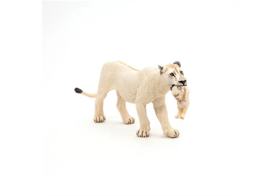 Papo 50203 Spielfigur Weisse Löwin mit Jungtier