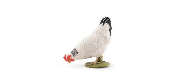 Papo 51160 Spielfigur Pickendes weisses Huhn