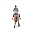 Papo 51561 Spielfigur Wettkampfpferd und Reiter 13 cm | Bild 5