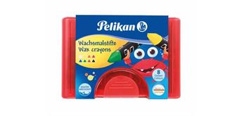 Pelikan Wachsmalstifte dreieckig, Papierhülse