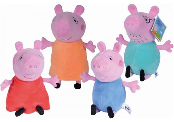 Peppa Pig Plüsch klein, 4-fach sortiert