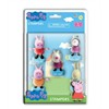 Peppa Pig - Stempel mit 3D Figur - 5 Stempel