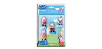 Peppa Pig - Stempel mit 3D Figur - 5 Stempel
