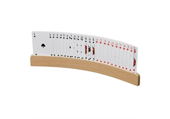 Philos Kartenhalter aus Holz gebogen 33 cm