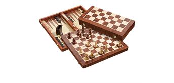 Philos Schach-Backgammon-Dame-Set, Feldgrösse 50 mm