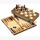 Philos Schach, Backgammon, Dame Set, 40mm