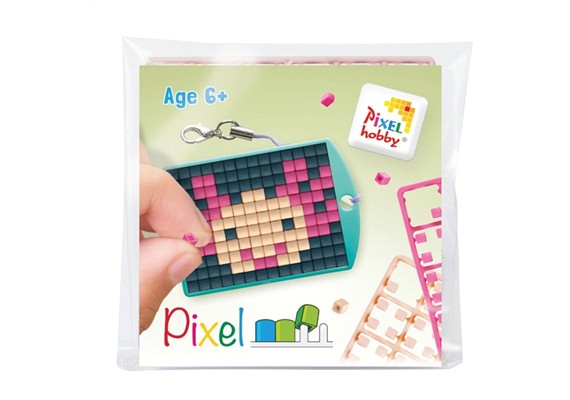 Pixel 23161 Medaillon Starterset Axolotl rosa