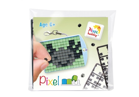 Pixel 23162 Medaillon Starterset Axolotl grau