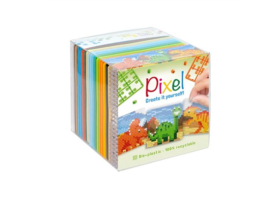 Pixel 29024 Pixel Würfel Dinos