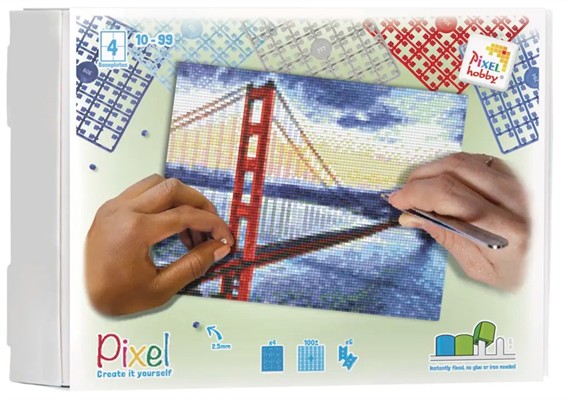 Pixel Classic 4 Basisplatten-Kit - Golden Gate Bridge