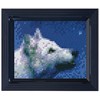 Pixel Geschenkbox mit 37 Pixel Vierecke - Wolf