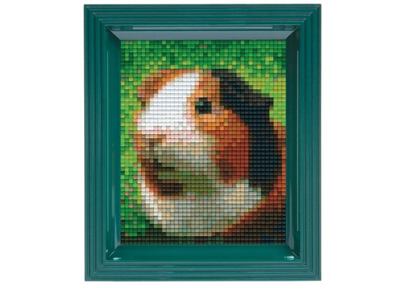 Pixel Geschenkbox mit 40 Pixel Vierecke - Meerschweinchen