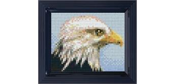 Pixel Geschenkverpackung - Adler mit Rahmen