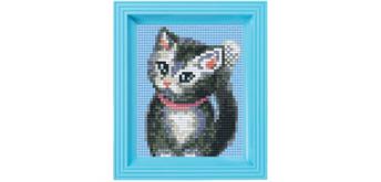 Pixel Geschenkverpackung - Kätzchen mit Rahmen