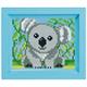Pixel Geschenkverpackung - Koala mit Rahmen
