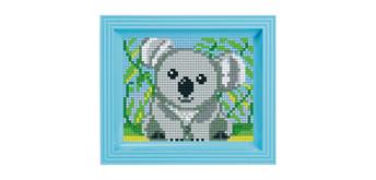 Pixel Geschenkverpackung - Koala mit Rahmen