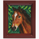 Pixel Geschenkverpackung - Pferd mit Rahmen