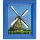 Pixel Geschenkverpackung - Windmühle mit Rahmen