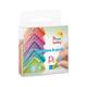 Pixel Set mit 5 Medaillon und Farbkordeln bunte Farben
