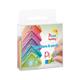 Pixel Set mit 5 Medaillon und Farbkordeln bunte Farben