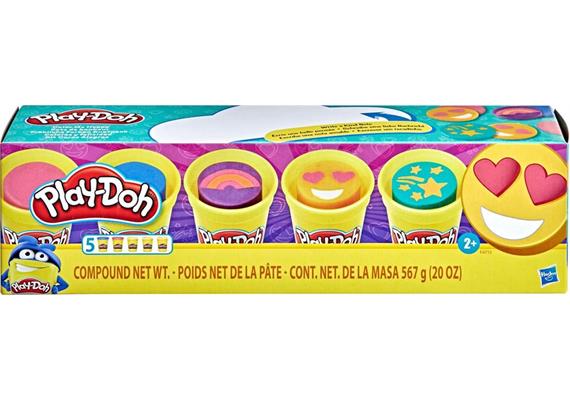Play-Doh F47155L0 Fröhliche Farben Knetset 5-er Pack