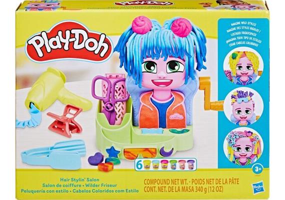 Play-Doh F88075L10 Hair Styling Salon Wilder Friseur